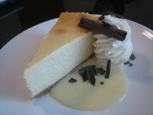Bailey's Cheesecake and White Chocolate