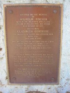 Elizabeth Gerturde Fischer Memorial