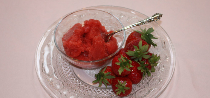 Strawberry Granita