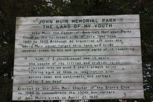 sign in Muir Park